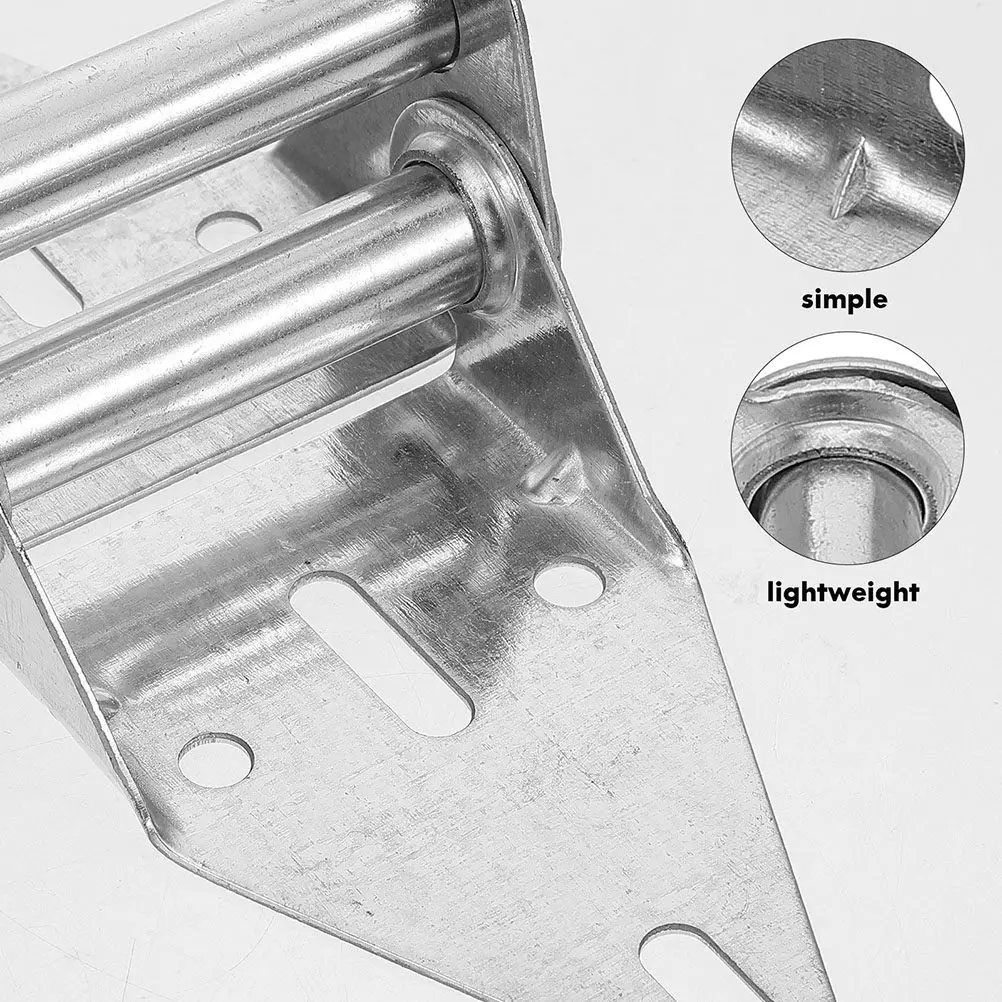 4Pcs Garage Door Hinge Heavy Duty Iron Replacement for Residential Garage Parts Home Door Hardware Precision Cast Load Bearing