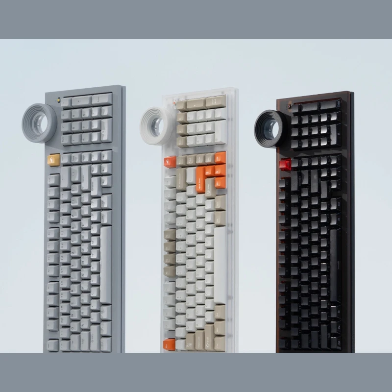 

DRY STUDIO ATM 98 Bluetooth Беспроводная индивидуальная алюминиевая механическая клавиатура Бесшумная прошивка QMK Трехрежимная горячая вилка RGB