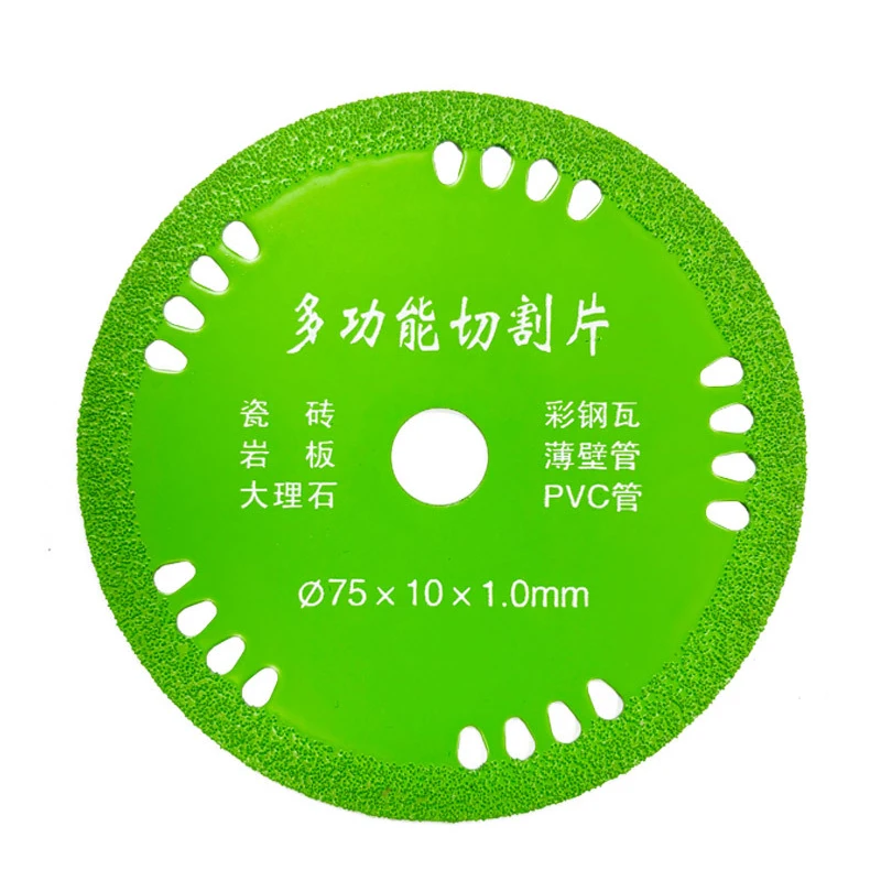 1PC 75mm Glass Cutting Discs 3 Inch 10mm Diamond Marble Saw Blades Jade Grinding Cutting Grinding Discs Tools-New