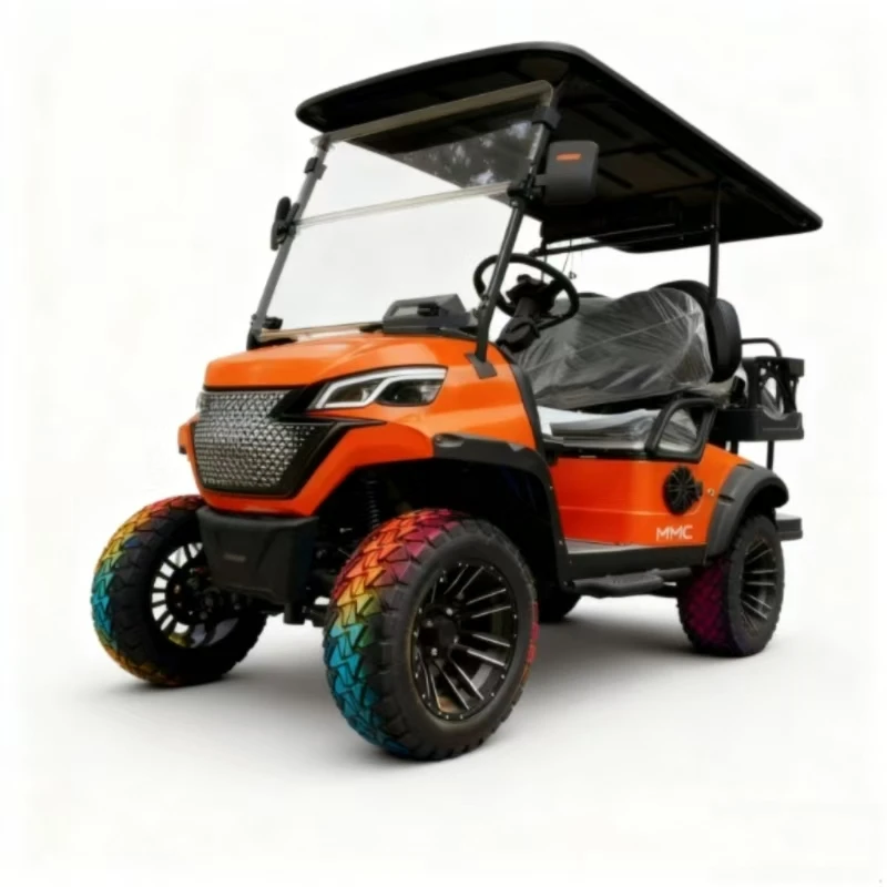 عربة جولف كهربائية احترافية مخصصة 4WD MMC، 60 فولت 5000 وات، مقاعد 2/4/6/8، 63 كم/ساعة، عربة جولف منزلية متعددة الوظائف #1