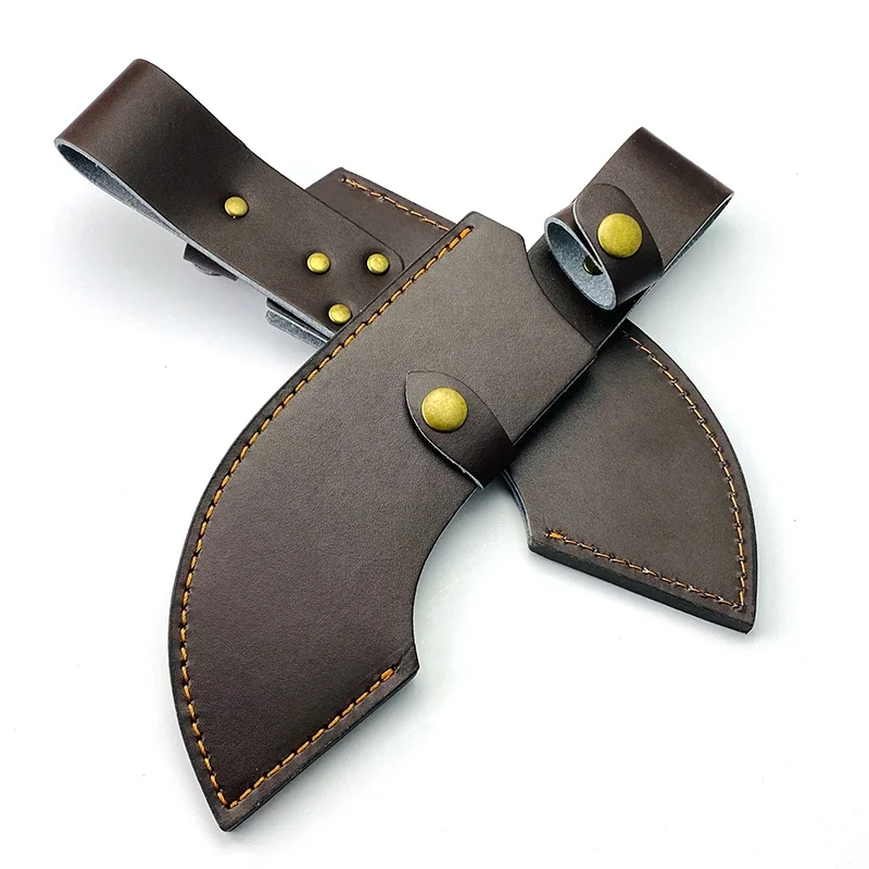 

Outdoor Camping Firewood Knife Sheath Split Pu Leather Universal Knife Case Durable Straight Knife Scabbard Cover Hiking Camping