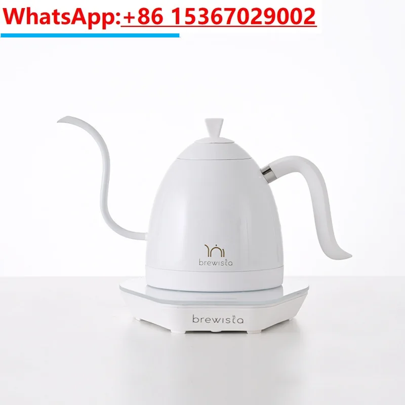 

Brewista Gooseneck Kettle 220V 0.6L 1L Variale Temperature Control Base Fine Spout Brew Coffee Pour Over Tea Smart Touch Screen