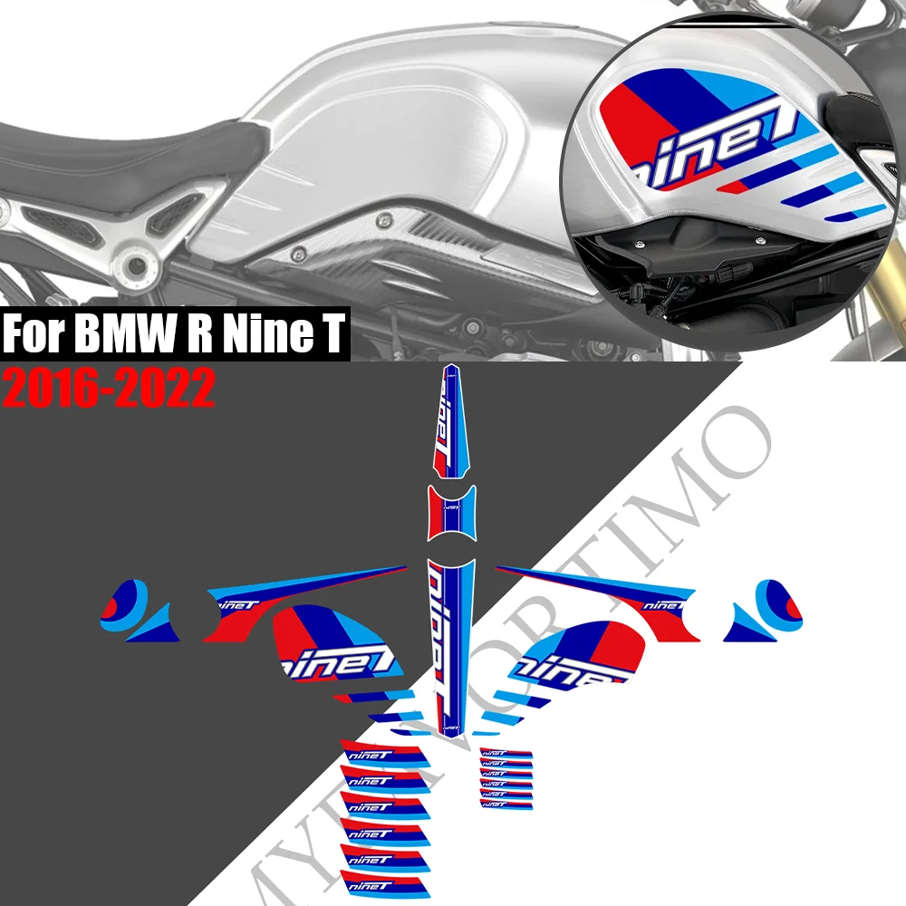 For  R Nine T 2016 - 2022 Motorcycle Fuel Tank Pad Sticker TankPad Moto PVC Decals Accessories  RNineT BMWRNineT