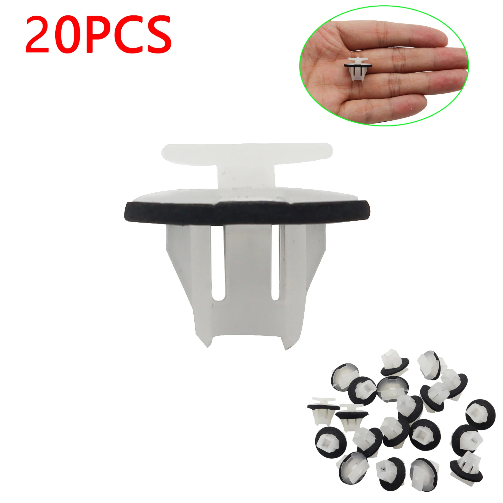 

20Pcs Trim Panel Retaining Clips Moulding Fixing Interior Headlining Lining Fastener Accessories Styling For Nissan Juke X-Trail