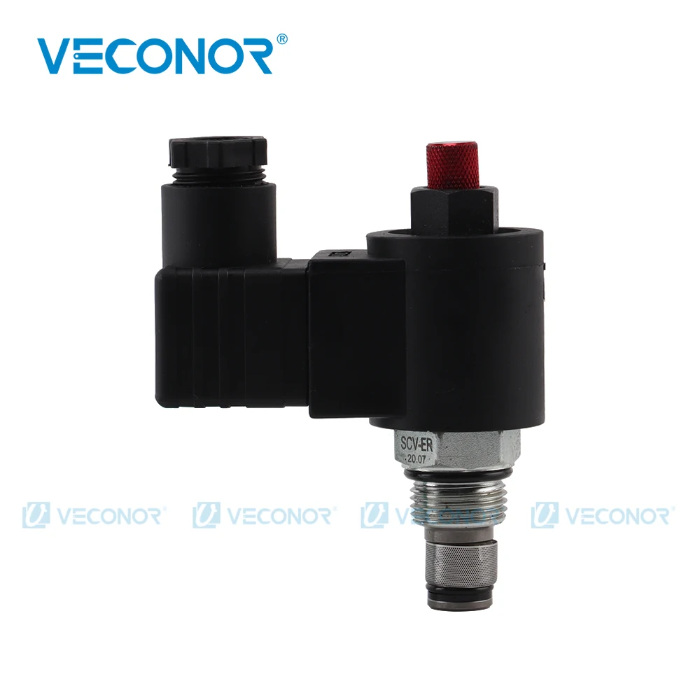 Electric Lowering Valve for Deli with 24V Solenoid of Power Pack for Two Post Car Lift Pressure Release Valve for Garage Repair