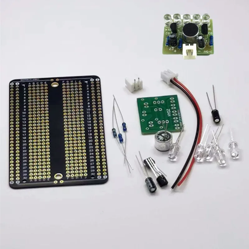 Voice-controlled Light LED Melody Light Module DIY Electronic Fun Kit Production Learning PCB Laboratory Electronic Enthusiasts