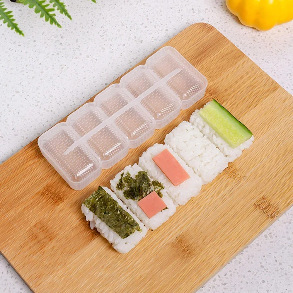 5/1 Grids Rice Ball Set Mini Square Sushi Roll Mold Bento Press Mold Japanese Food DIY Tools Restaurant Kitchen Accessories