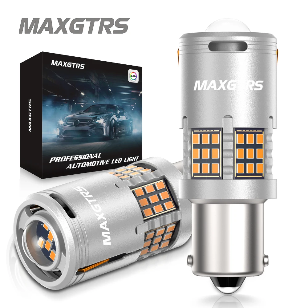 2x super brilhante p21w py21w led canbus sem erro 26w ba15s 1156 3000lm bau15s sem flash hiper lâmpada de sinal de volta âmbar 2016 lente de chip