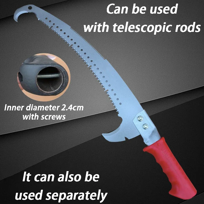 Garden Branch Pruning Saw Professional Fruit Trees Pruner Hand Tool Telescopic High-altitude Pruning Saws Gardening Work Tools