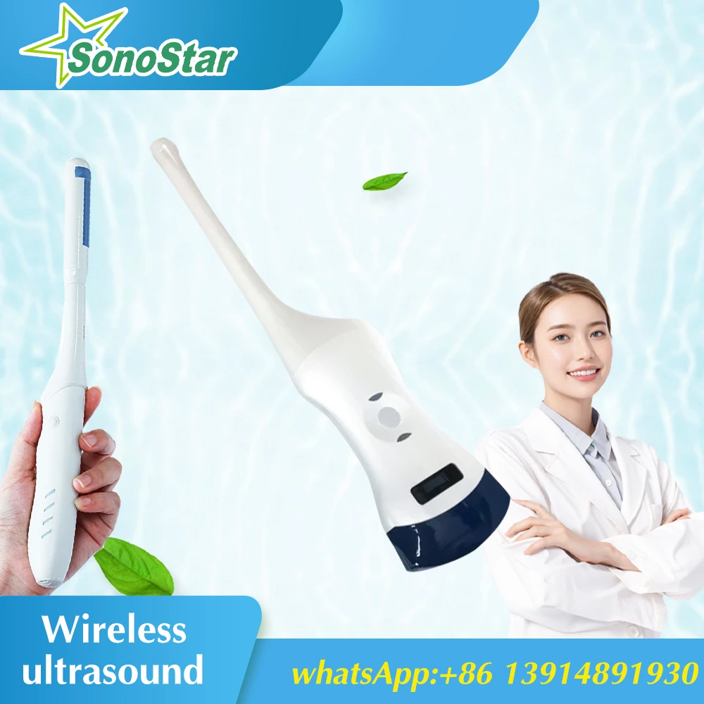 Sonostar Wireless Ultrasound Probe scanner Gynecological rectum Vaginaanus Endocavity Probe  convex array Color Doppler probe