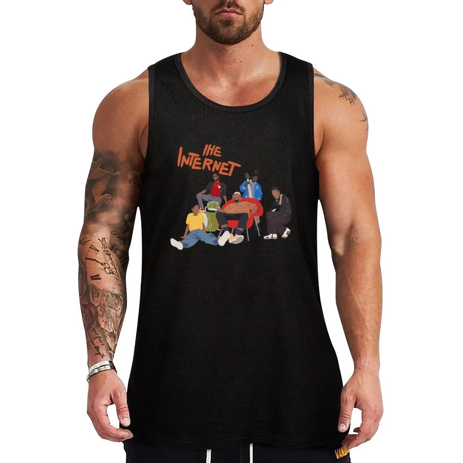 

Minimal The Internet Tank Top T-shirt man Men's singlets Men's vest