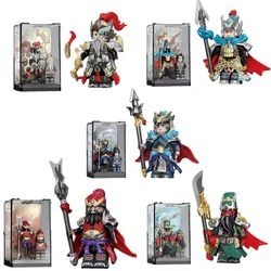 Three Kingdoms Collection Zhao Yun Guan Yu Building Block Man Assembled Model Toys for Children Educational Holiday Gifts