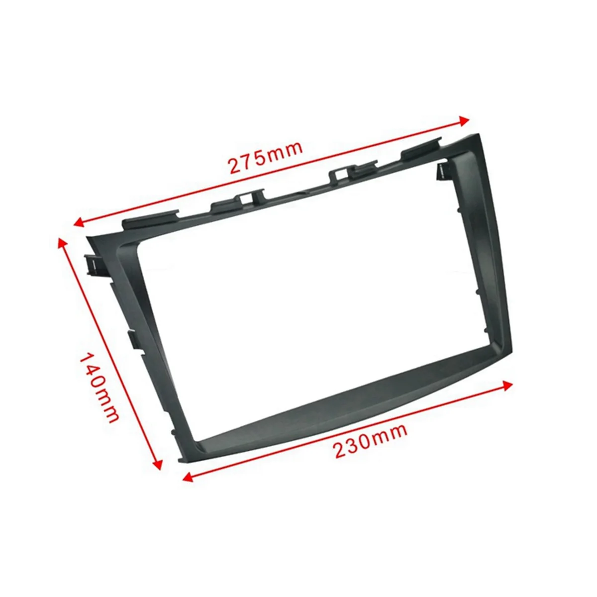 2 Din 9 Inch Car Radio Car Player DVD GPS Plastic Fascia Panel Frame for Suzuki Swift 2010-2017 Dash Mount