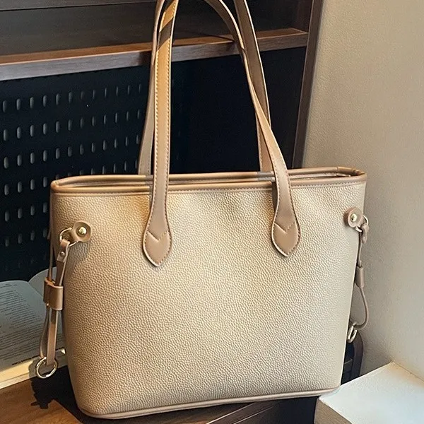 

Summer Contrasting Colors To Work Commuter Bag Women's Fashion Versatile Tote Bag 2025 New Large-capacity Shoulder Bag