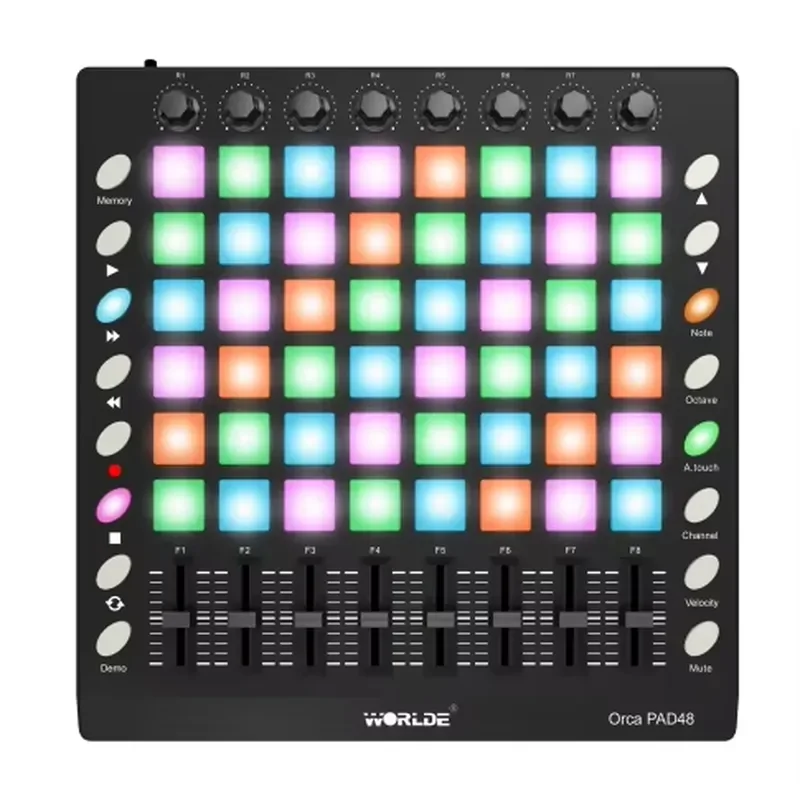 ORCA PAD48 PRO & PANDAMINIc MIDI Controllers-Synthesizer Plastic Music 330x200x50mm 1.05kg Musical Instrument Accessories