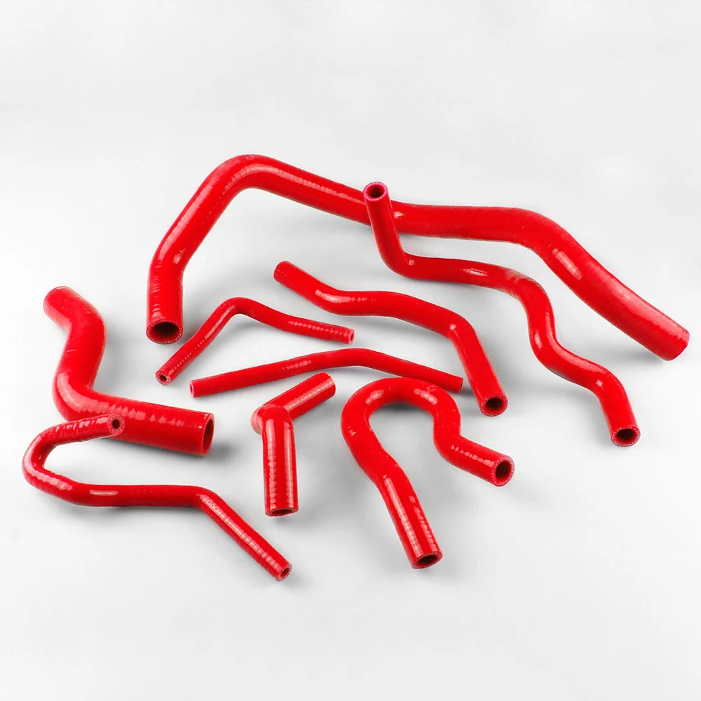 For Honda Civic Civic D15 D16 Eg Ek 92-009Pcs Automotive Silicone Radiator Hose Kit Auto Parts 4.5Mm Thickness