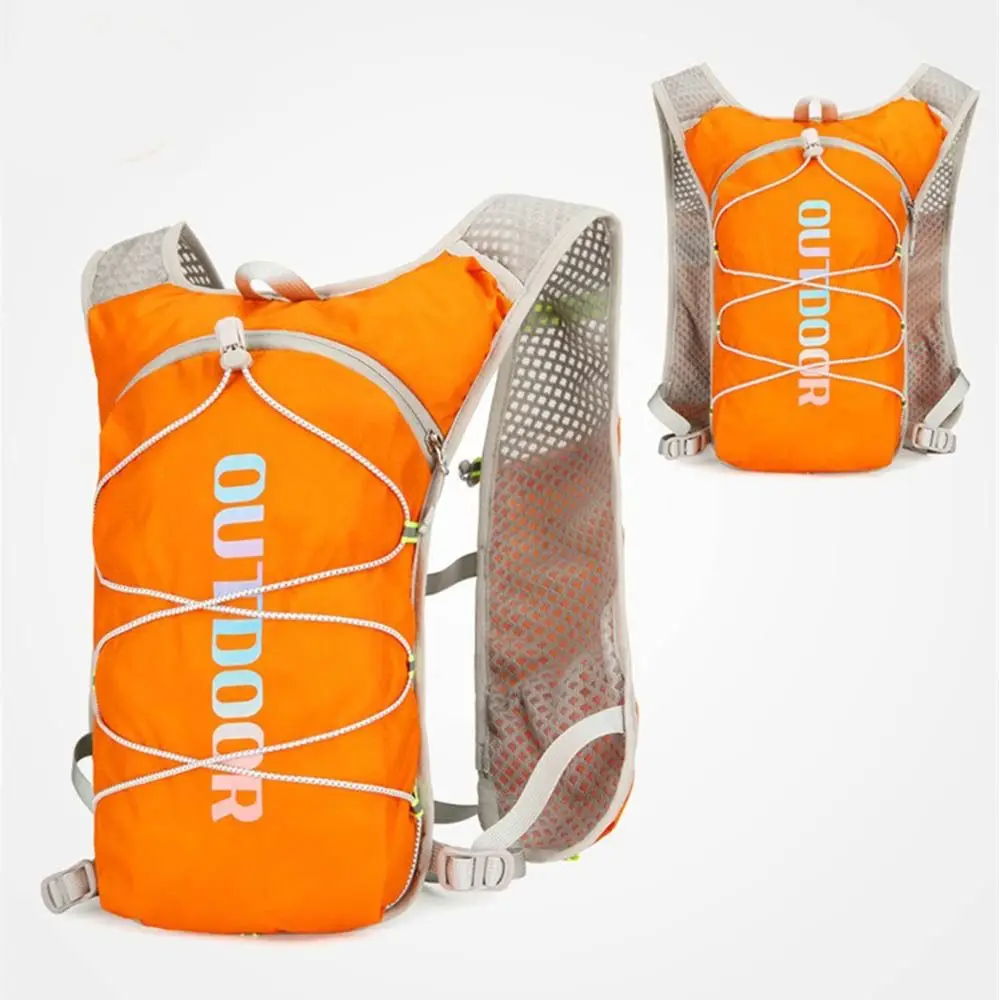 Breathable Hydration Pack Ultra-light Waterproof Running Hydration Vest Multiple Pockets Adjustable Hydration Jogging Vest