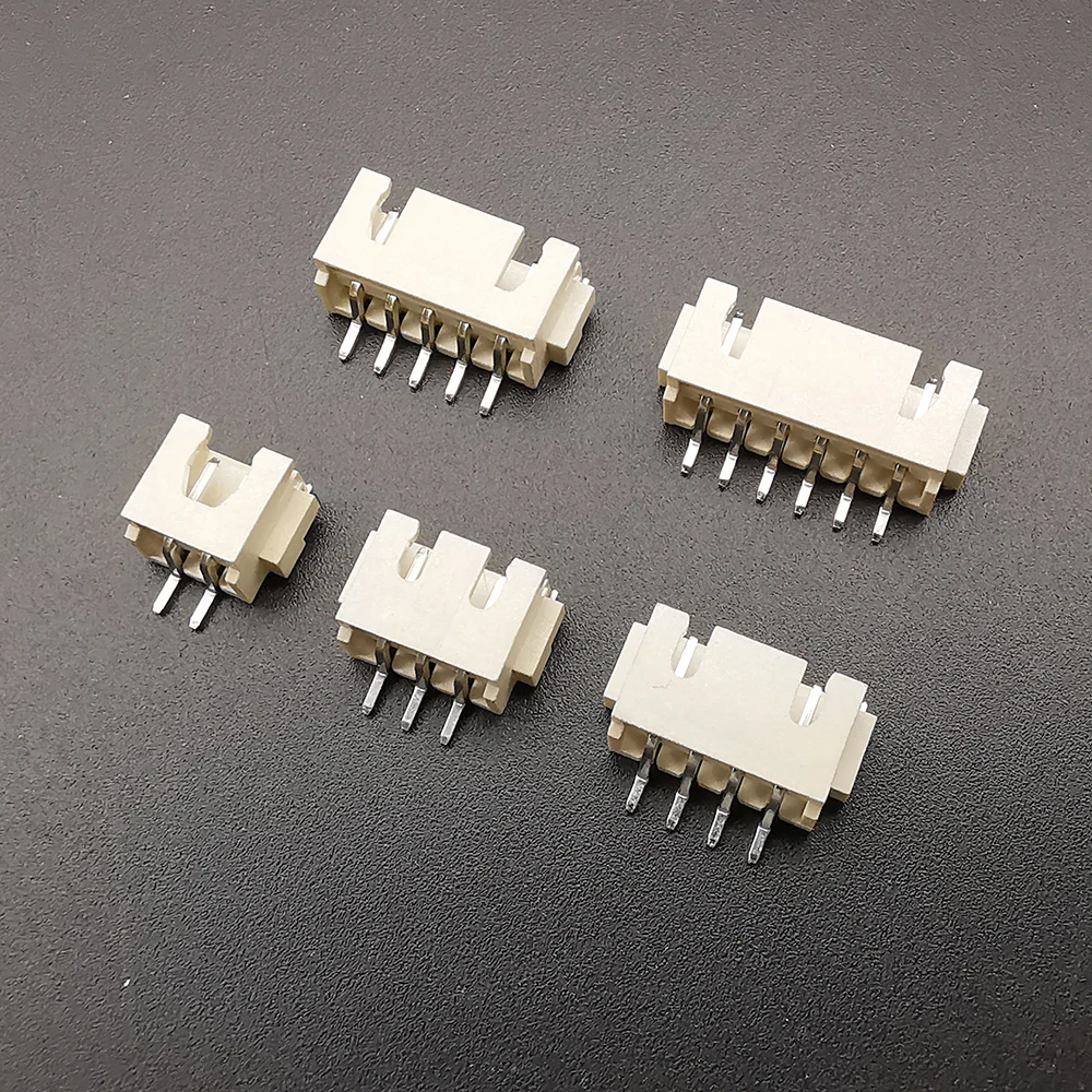 50Pcs JST PH2.0mm XH2.54mm 2/3/4/5/6Pin Horizontal Paste Vertical Patch Pin Holder SMT Connector 2.0MM 2.54MM Pitch Male SMD