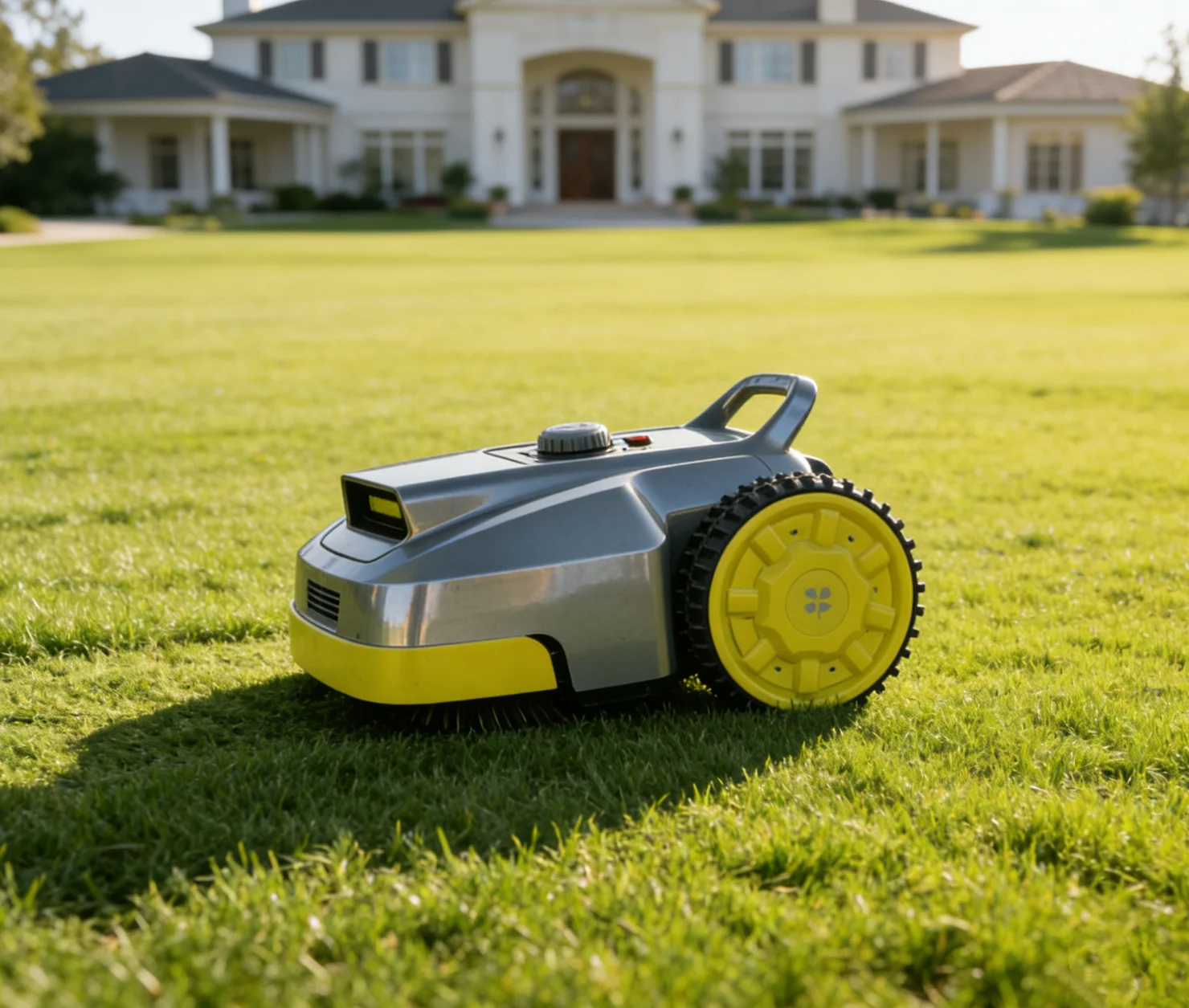 L1600 Cordless Robotic Lawn Mower Perimeter Wire Free Smart Obstacle Avoidance Self Propelled Powerful Battery