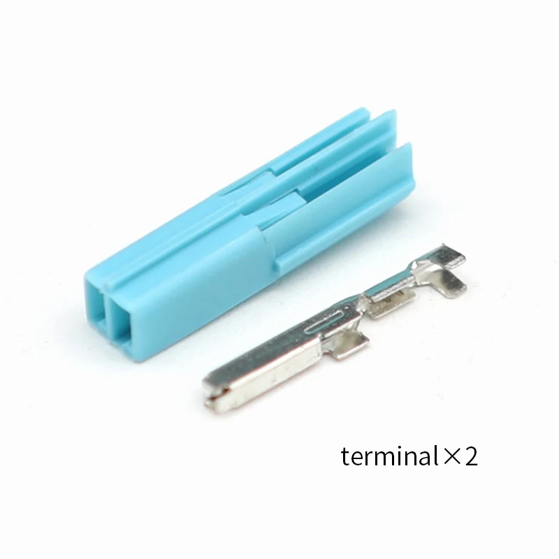 DJ3021A-1.0-21 Blue 2-hole female blue micro plug sheath automotive connector