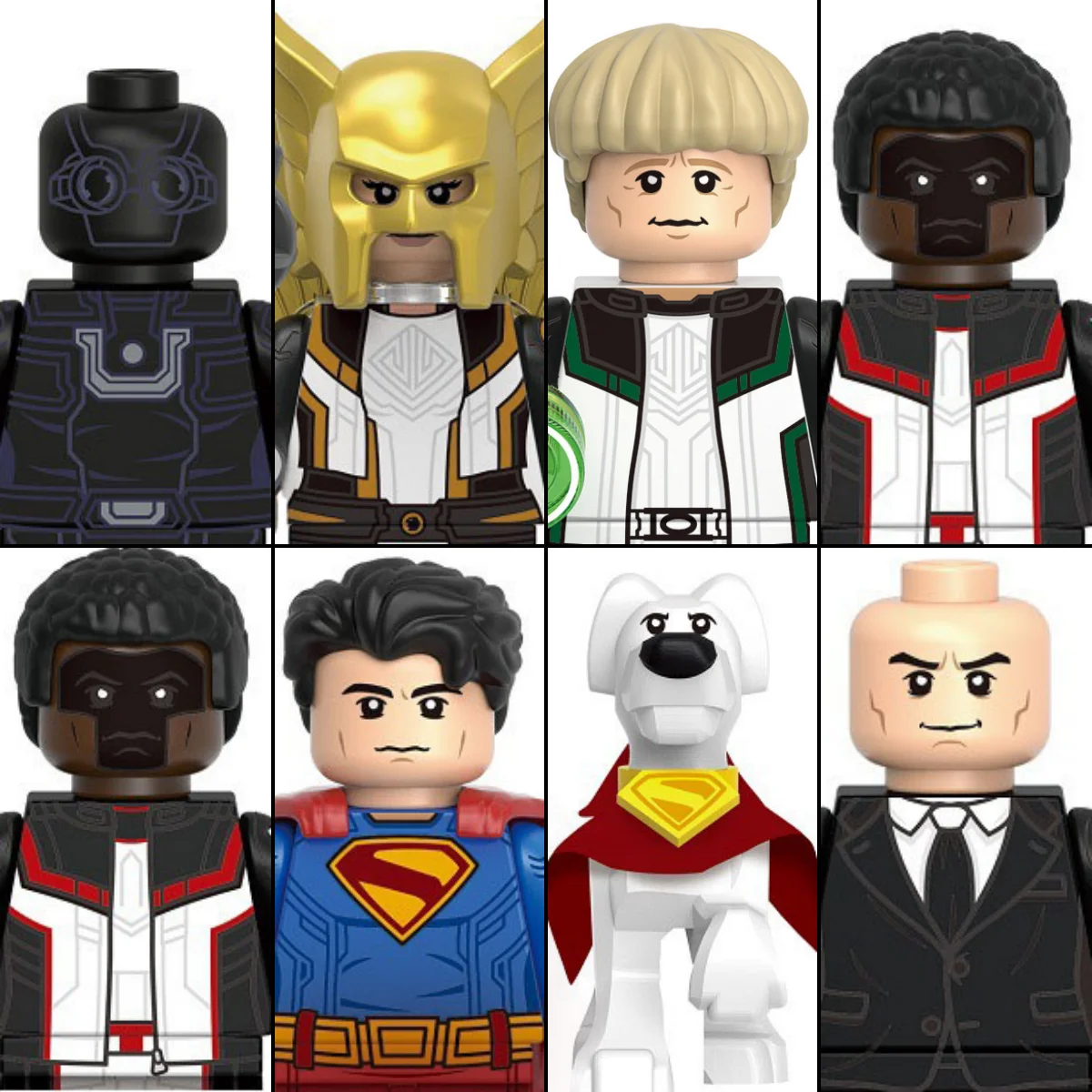 

Marvel G0139 anime characte blocks Lex Luthor Mister Terrific children's mini brick toys holiday birthday gifts