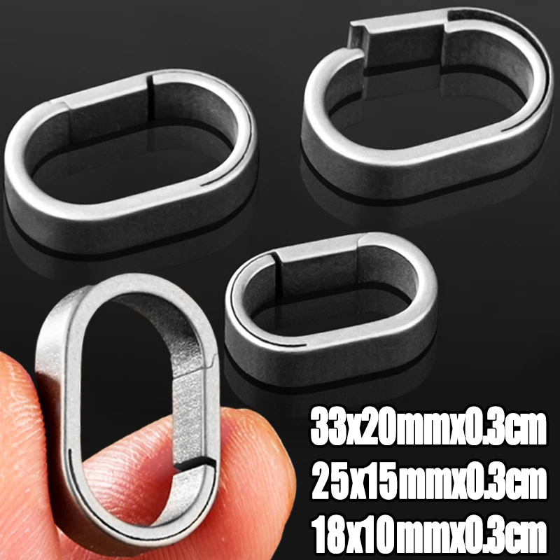 

Роскошный титановый брелок для ключей Quickdraw, брелок для мужчин и женщин, титановый держатель для автомобильных колец, легкий карабин, аксессуары