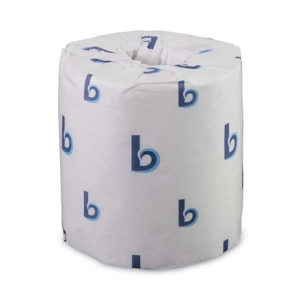 

Two-Ply Toilet Tissue, Septic Safe, White, 4 1/2 X 4 1/2, 500 Sheets/Roll, 96 Rolls/Carton - Bwk6155B