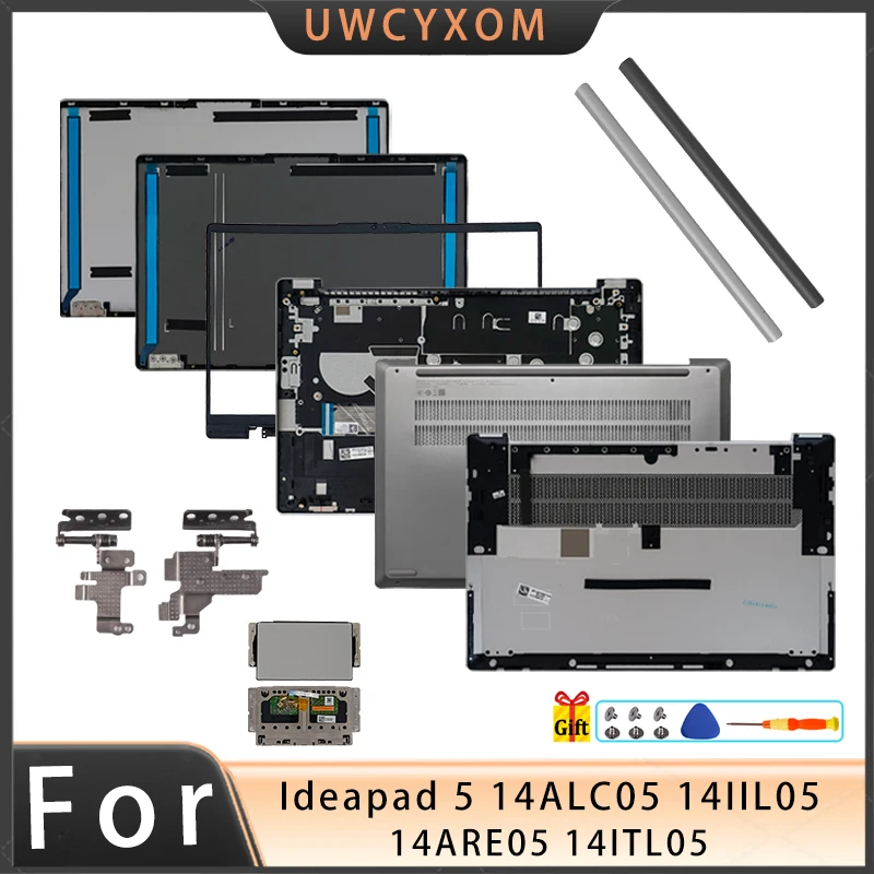 

NEW Cover For Ideapad 5-14ALC05 5-14IIL05 5 14ARE05 5-14ITL05 LCD Back Cover/Bezel/Hinge Cover Hinges Parts Replace 14inch