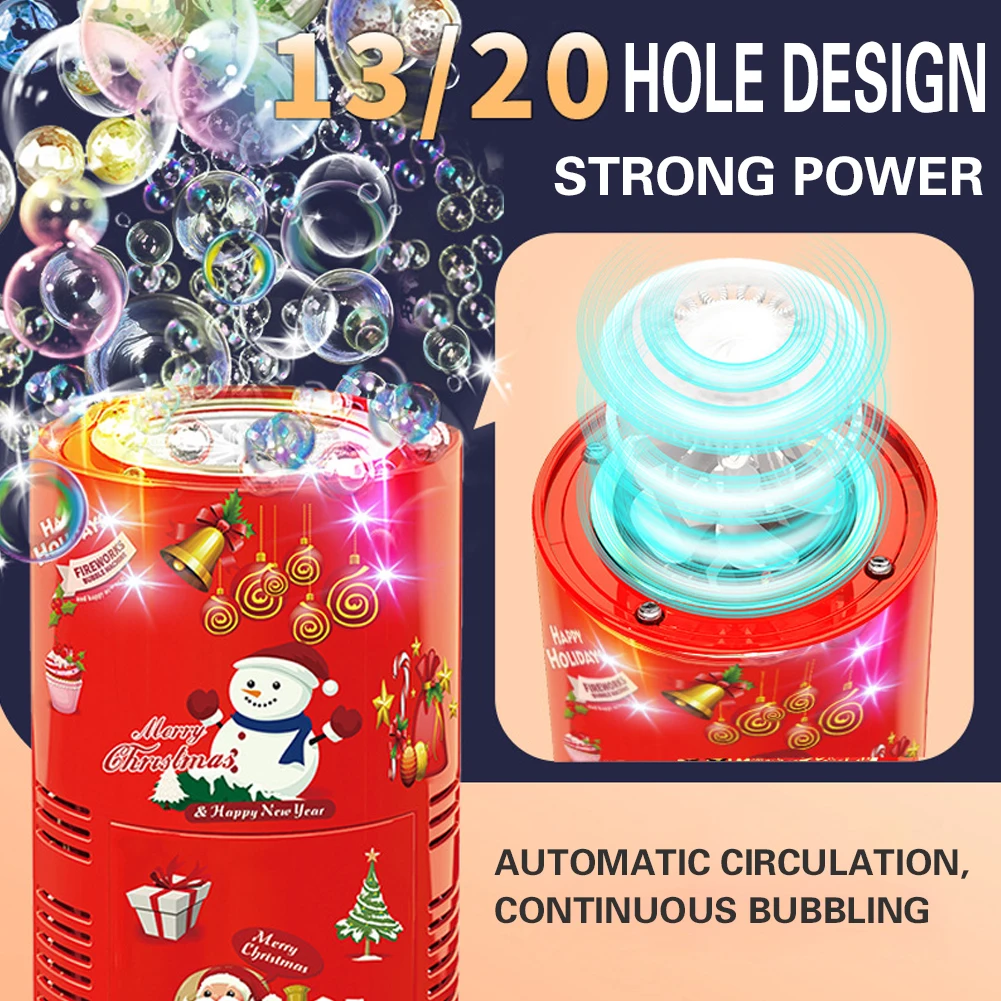 Multi-hole Firework Bubble Machine Personalized Bubble Blowing Toys For Wedding Spring Festival