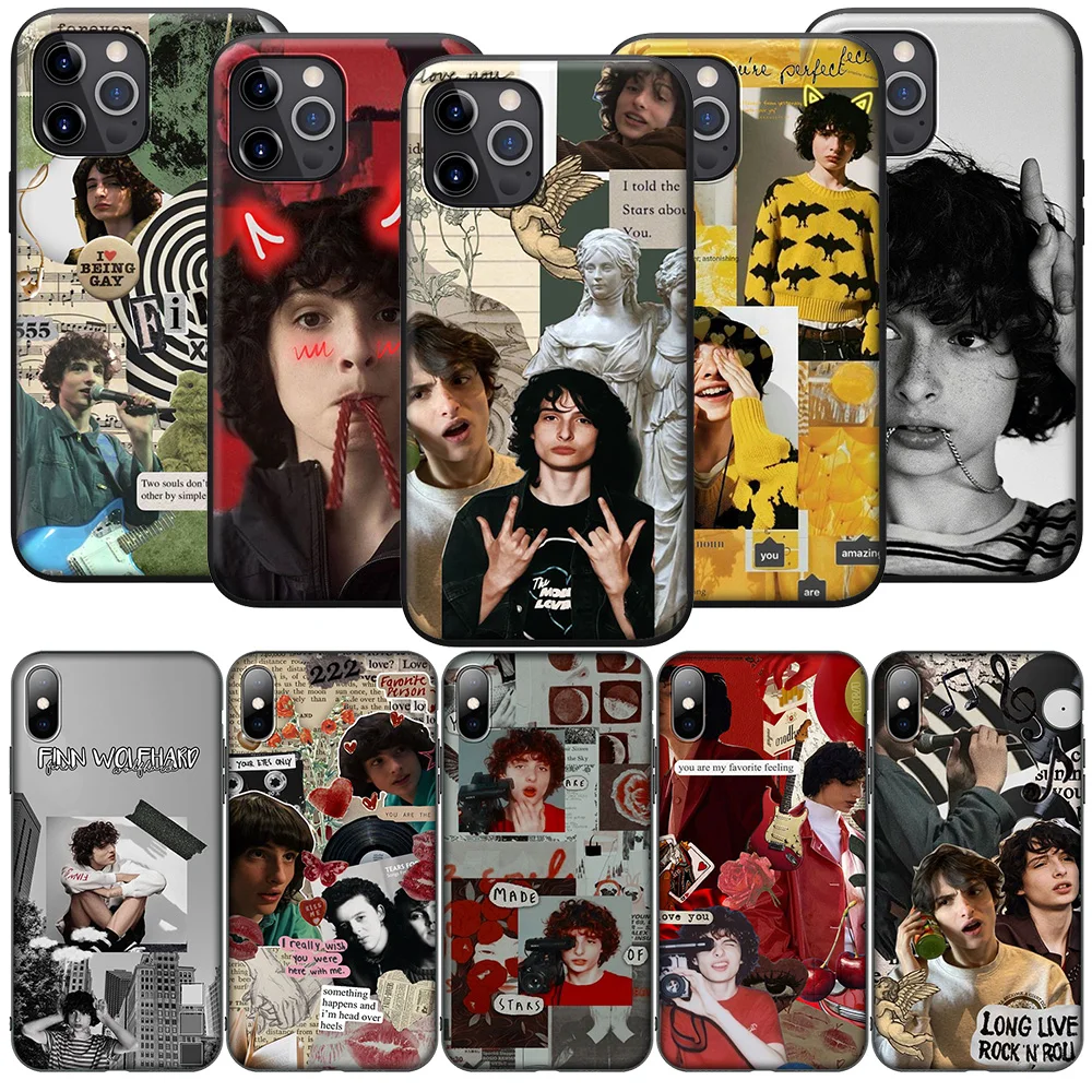 H-61 Finn Wolfhard New Phone Case for Xiaomi Redmi Note 11 11s 10 10s 9 9s 10t 8T 8 7 6 Pro Max