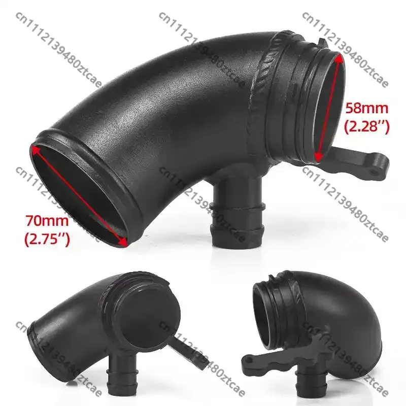 Modified Turbo Intake Pipe Elbow Connector, Fits Volkswagen Golf, Auto Turbo Mod Replacement Parts