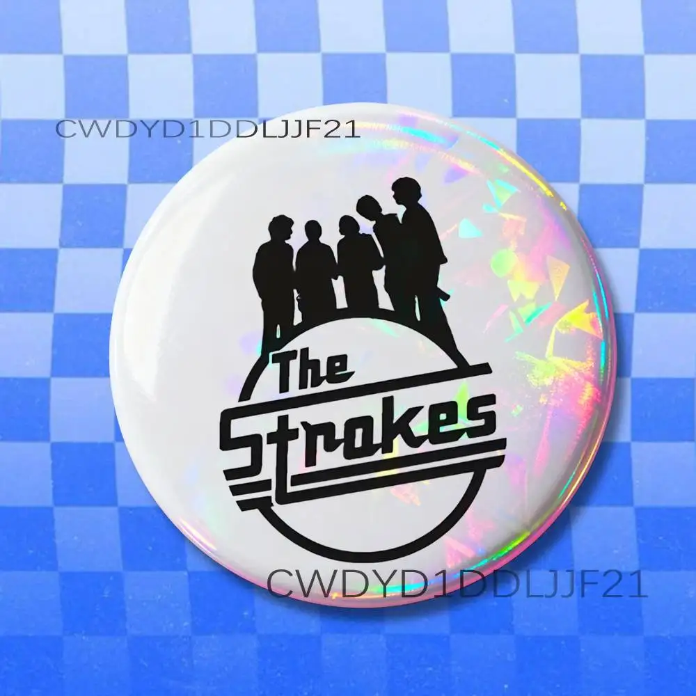 The S-Strokes Band Button Pins Coole Anime Cosplay Abzeichen Kleidung Rucksack Dekorationen Brosche Geschenke – Detail 11