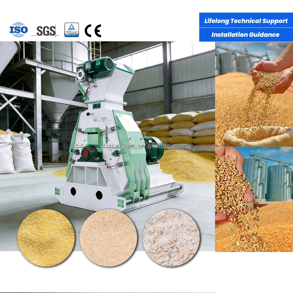 3-5TPH Turnkey Complete Animal Feed Pellet Production Line Poultry Livestock Feed Making Plant CE Certified Factory Direct