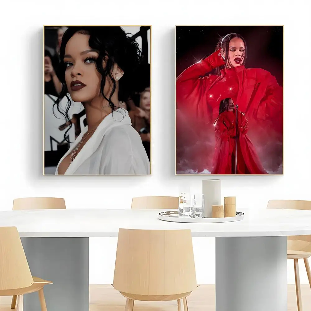 Singer R-Rihanna Poster Wall Art Print Poster Decorative Mural Home Decor Gift Unframed