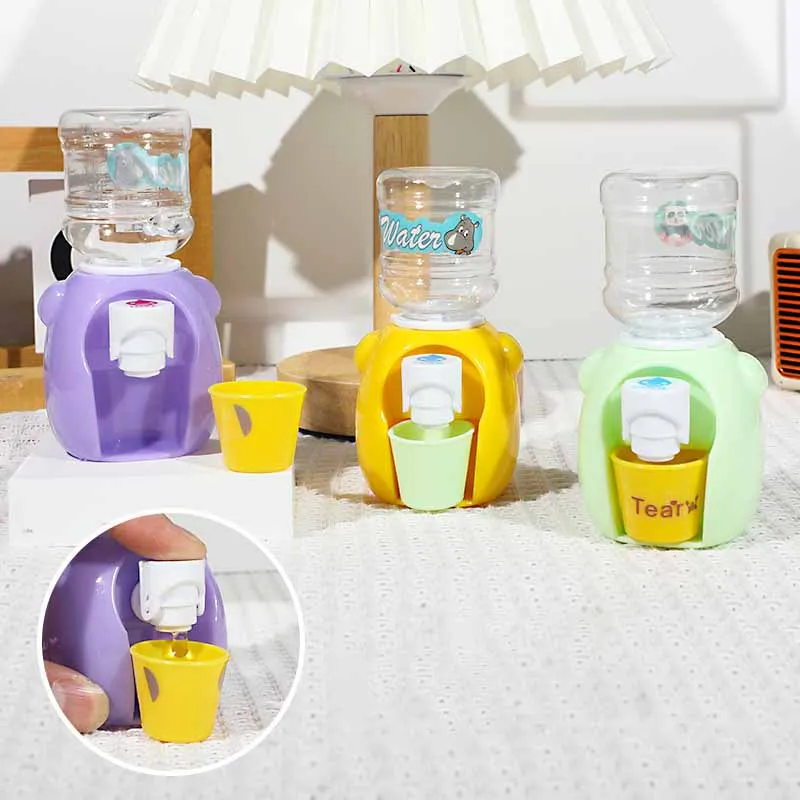 Creative Simulation Fun Water Dispenser Toys Children's Play House Toys Press The Water Out Of The Mini Puzzle Water Dispenser