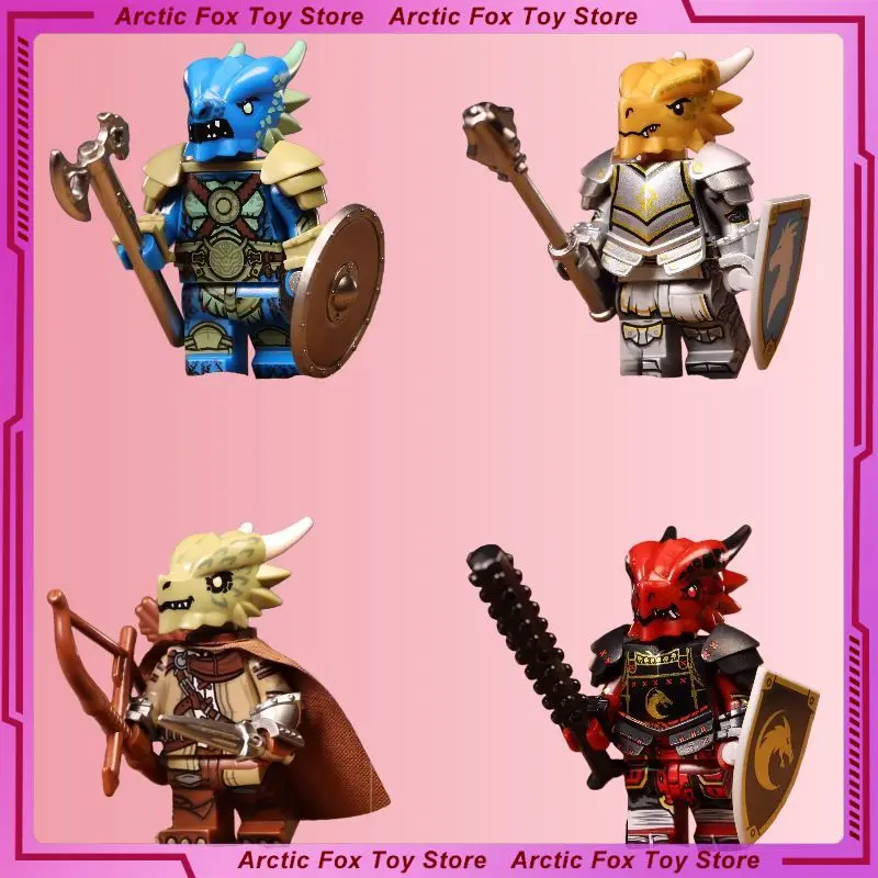

4cm New Game Figure Dragon Knight Peripheral PVC Model Assembling Building Blocks Desktop Decoration Ornaments Kids Gifts Toys