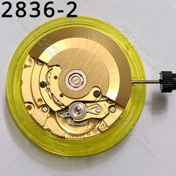 New Tianjin Seagull ETA 2836-2 Movement Typewriting V8 Gold Silver Watch Mouvement Accessories