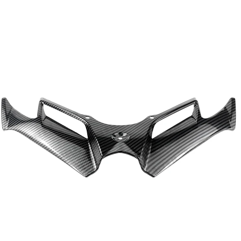 Motorcycle Front Fairing Aerodynamic Winglet Wing Cover Trim For Yamaha Nmax Nmax125 Nmax155 2020-2022 Carbon Fiber Style