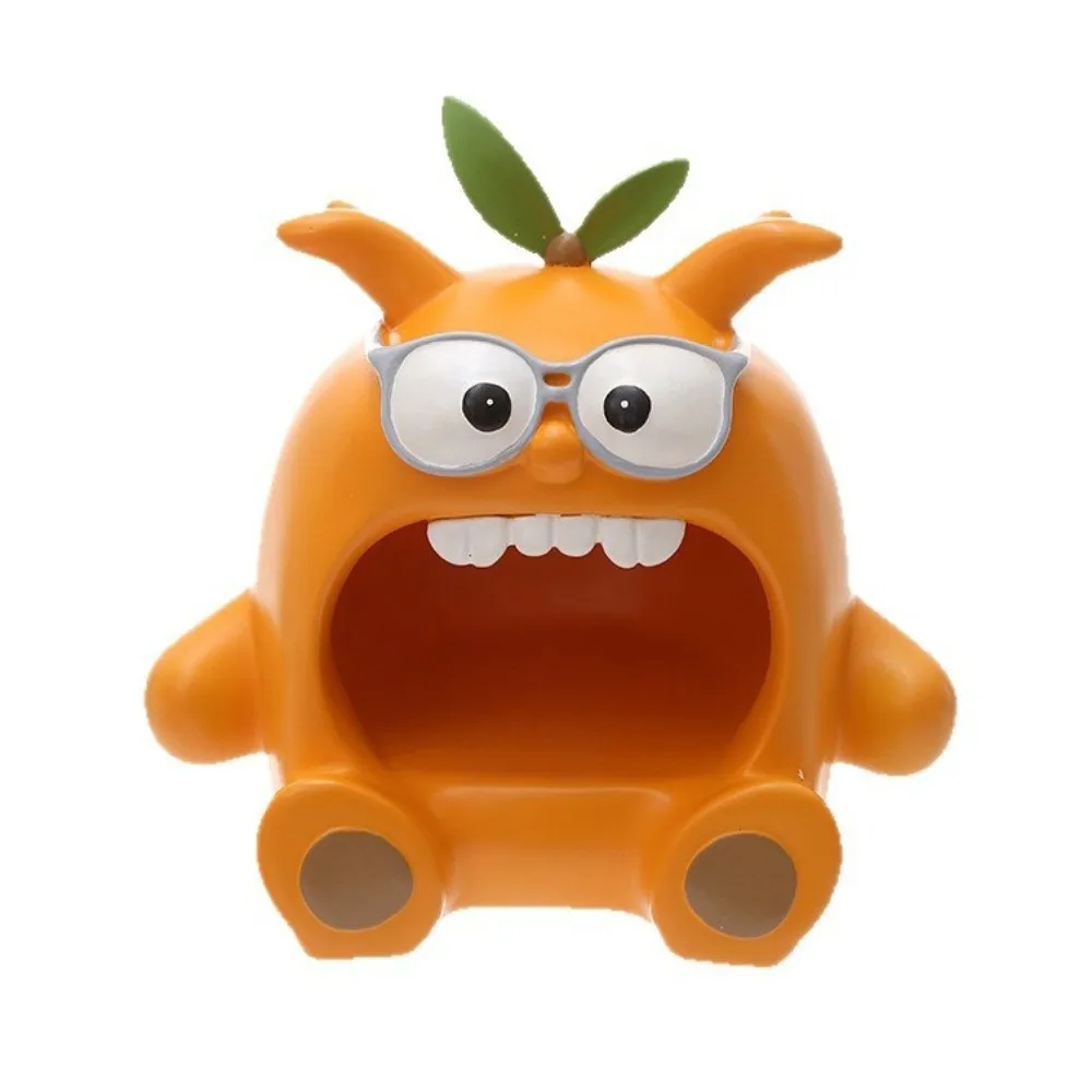 

Поднос для прихожей с большим ртом, украшение, свет, роскошная декоративная мультяшная кукла, лоток для хранения ключей, статуэтки, креативный дизайн