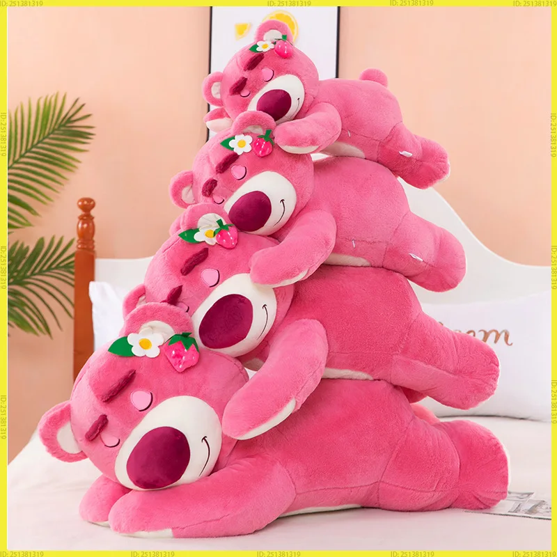 Nuevo Disney Toy Story Lotso lindo oso fresa sofá almohada de felpa juguetes de peluche niños niñas amigos festivales regalo de cumpleaños