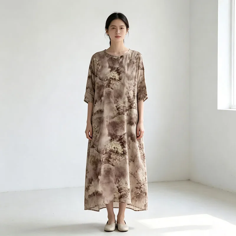 Ramie Fabric, Thickened High Density Washed Plain Weave, Good Drape Wrinkle Resistant Natural Antibacterial Anti Pilling, For G