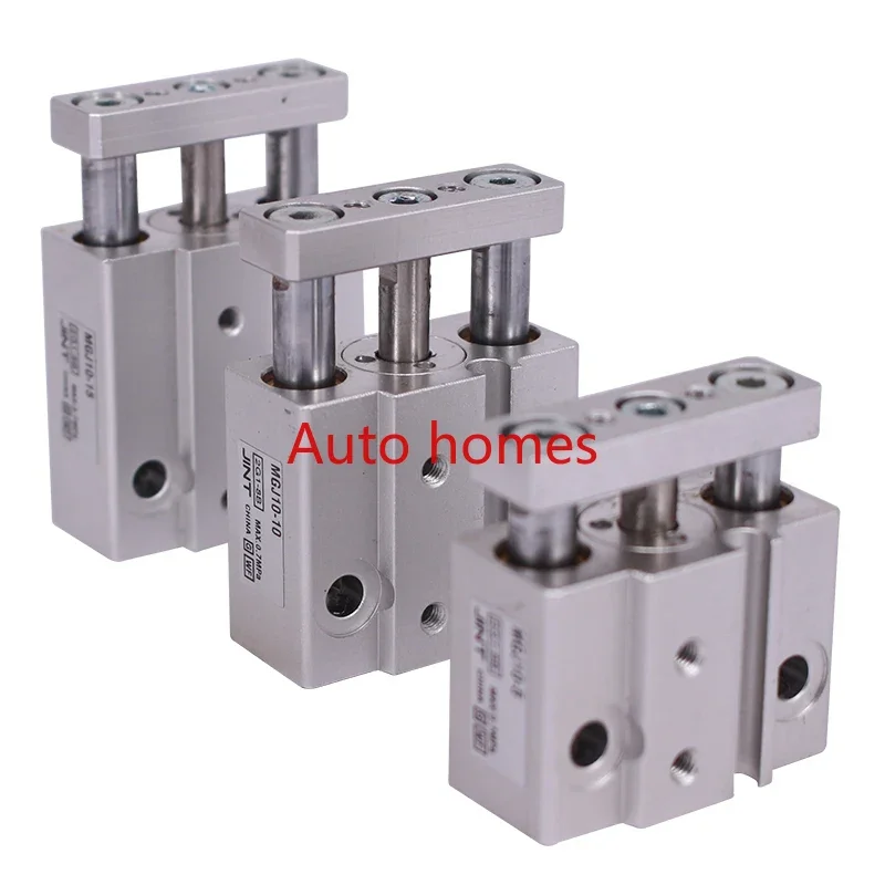 Pneumatic Small Three-axis Cylinder Three-rod Micro Cylinder with Guide Rod MGJ6-5 MGJ6-10 MGJ6-15 20 MGJ10-5 MGJ10-10 15 20 25