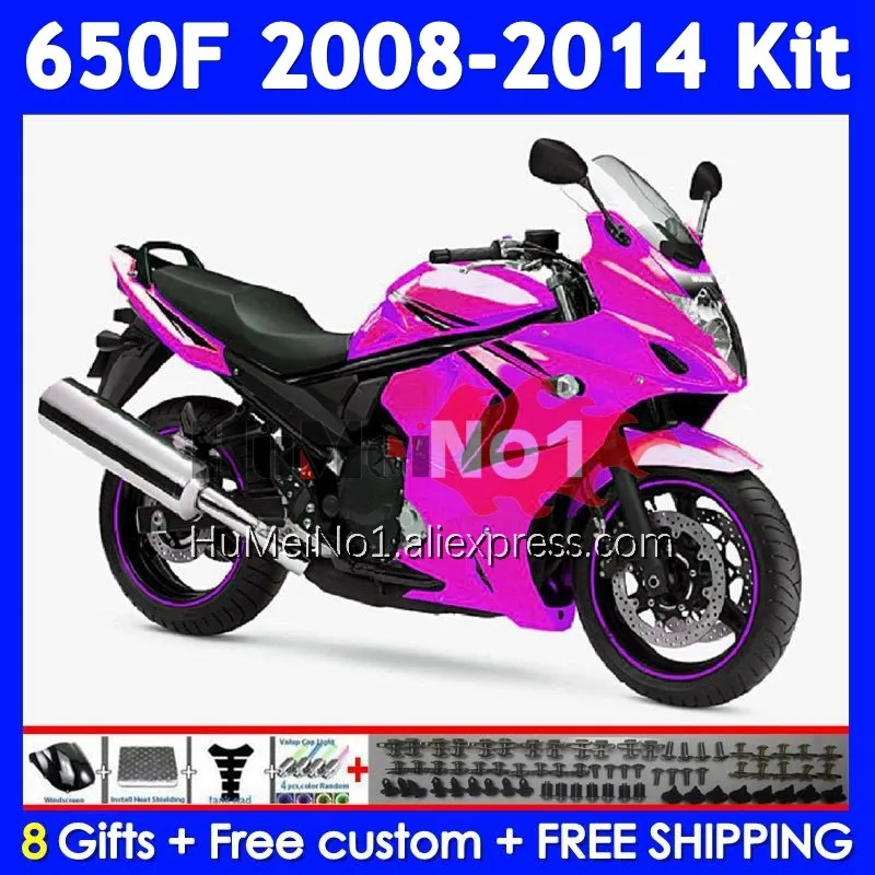 GSX650F For SUZUKI GSXF 650 GSX 650F 113No.40 GSXF650 08 09 10 11 12 13 2008 2009 2010 2011 2012 2013 Rose Pink 2014 Fairing