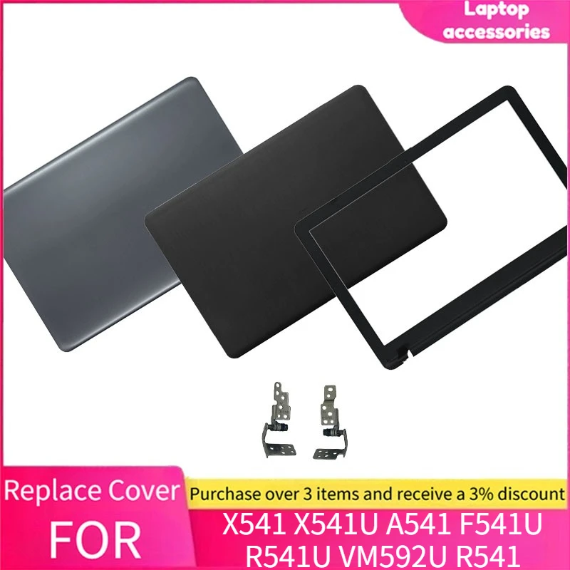 New For ASUS X541 X541U A541 F541U R541U VM592U R541 Laptop LCD Top Case/Back Cover/Front Bezel/Bottom Case/Hinges 15.6 Inch