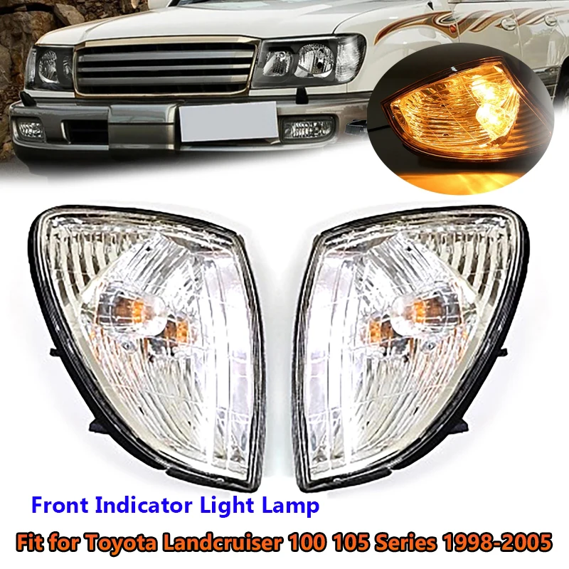 

Комплект из 2 шт. передних указателей поворота с лампами для Toyota Land Cruiser 100 105 Series 1998-2005