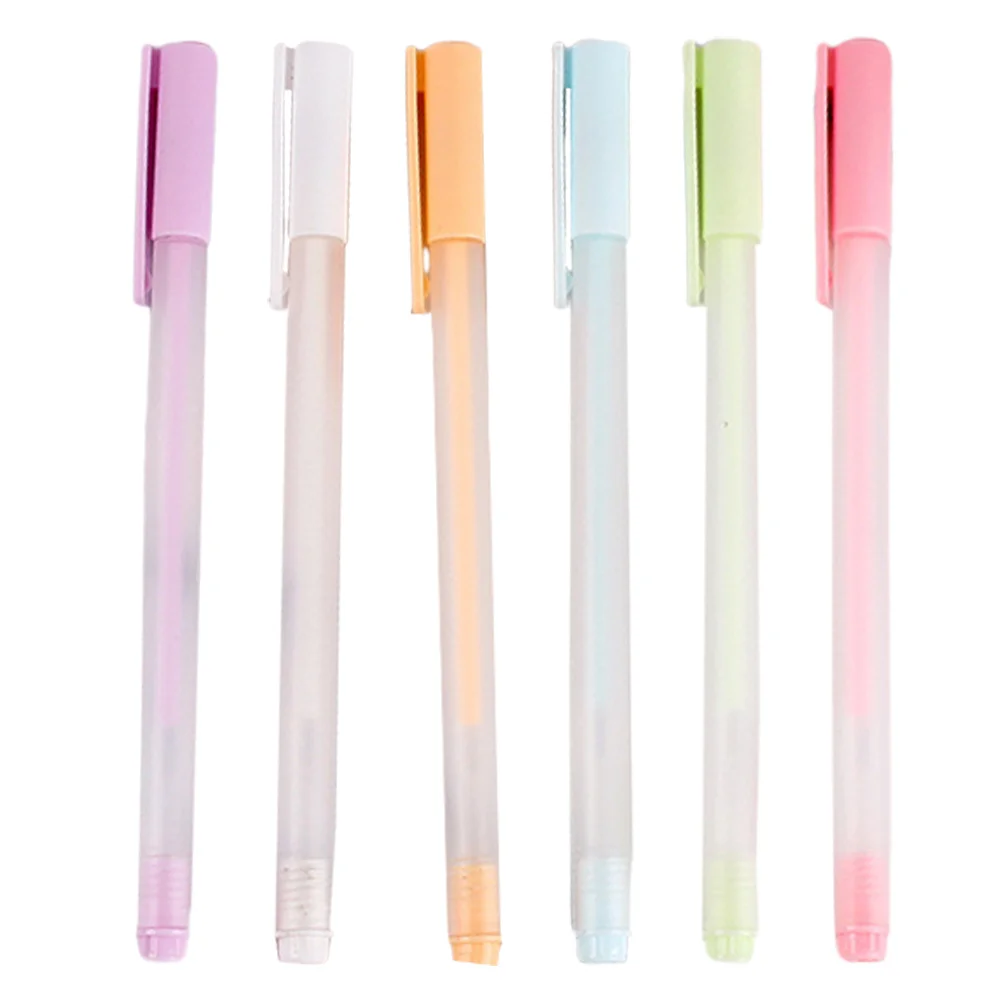 6 Pcs Adhesive Glue Pen DIY Accessories Multicolor Multi-color Plastic Sticks