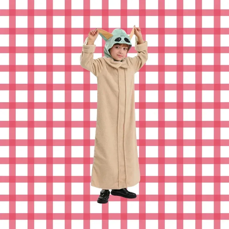 2024 venda quente alienígena yoda bebê roupas infantis desempenho de palco cosplay traje trajes de halloween para crianças