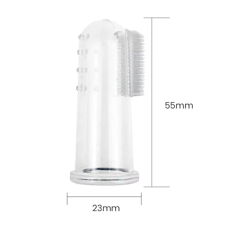 Ultra Soft Silicone Finger Toothbrush for Dog Cats Remove Plaque Tartar Puppy Kitten Teeth Cleaning Dental Care Oral Hygiene Pet