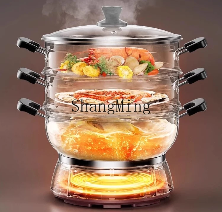 ZYY Multifunctional Home Breakfast Machine Stainless Steel Stew Wok Oven All-in-One Machine