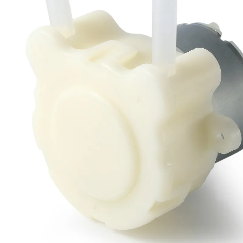 Micro Peristaltic Pump DC  6V Small 500 Geared Motor Mute Dosing Pump for Squeeze Liquid Water for Lab Ink Sampling Pump